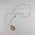 Colgante camafeo vintage, broche y collar de plata de ley