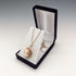 Colgante camafeo vintage, broche y collar de plata de ley