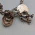 1970s British vintage sterling silver charm bracelet 60g