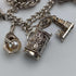 1970s British vintage sterling silver charm bracelet 60g