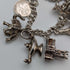 1970s British vintage sterling silver charm bracelet 60g
