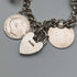 1970s British vintage sterling silver charm bracelet 60g