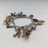 1970s British vintage sterling silver charm bracelet 60g