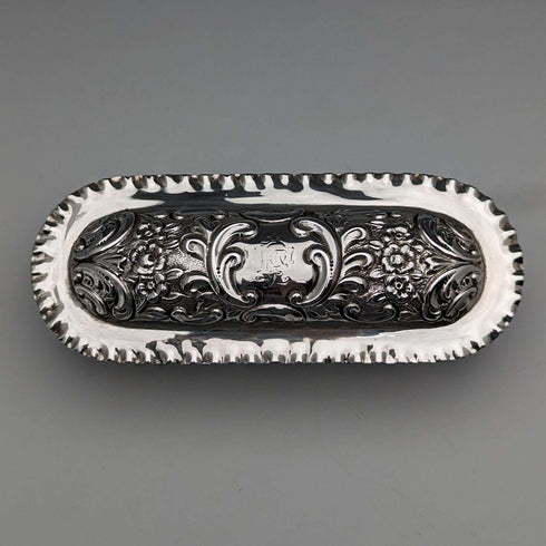 1901年 英国アンティーク 純銀製ボックス 101g Mappin and Webb