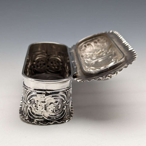 1901年 英国アンティーク 純銀製ボックス 101g Mappin and Webb