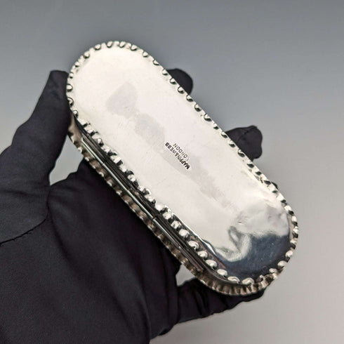 1901年 英国アンティーク 純銀製ボックス 101g Mappin and Webb