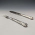 1836 British Antique Pure Silver Handle Fish Cutlery Pair Elkington