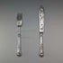 1836 British Antique Pure Silver Handle Fish Cutlery Pair Elkington