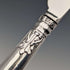 Cubiertos de postre de plata esterlina, pareja, Inglaterra, hacia 1829, por Aaron Hadfield