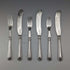 Late 19th Century British Antique All Sterling Silver Fish Cutlery 3 Pairs by John Gilbert
