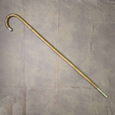 ヴィンテージ 紳士用 籐編み ウィッカーステッキ 杖 87cm