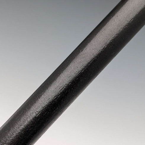 Bastón de caballero antiguo británico de 1924, mango redondo de plata esterlina, eje negro, 87 cm, JH