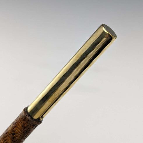 ヴィンテージ 紳士用 籐編み ウィッカーステッキ 杖 87cm
