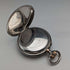 Antique Longines pocket watch from around 1890, silver side, fine Niello case, in good working order