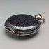 Antique Longines pocket watch from around 1890, silver side, fine Niello case, in good working order