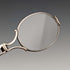 American antique sterling silver detailed decorative portable folding glasses Roniet