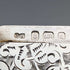 1903 British antique sterling silver card case, 95g, John Rose