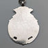 Cadena Albert de plata de ley, antigua, británica, circa 1900, 52 g, con medalla fob de plata de ley