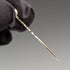Cadena Albert de plata de ley, antigua, británica, circa 1900, 52 g, con medalla fob de plata de ley