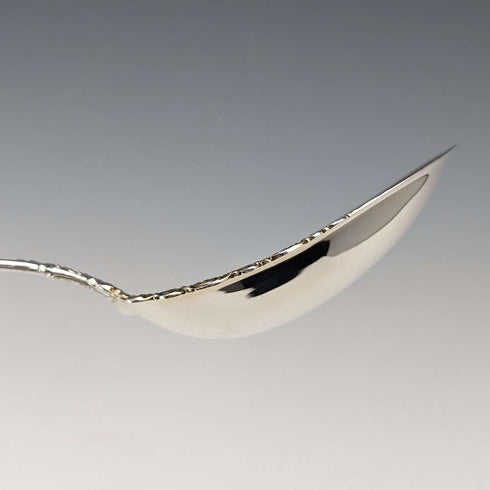 Circa 1900 American antique sterling silver serving spoon
