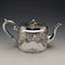 Tetera antigua de plata chapada, fabricada en Inglaterra alrededor de 1900, por James Deakin & Sons