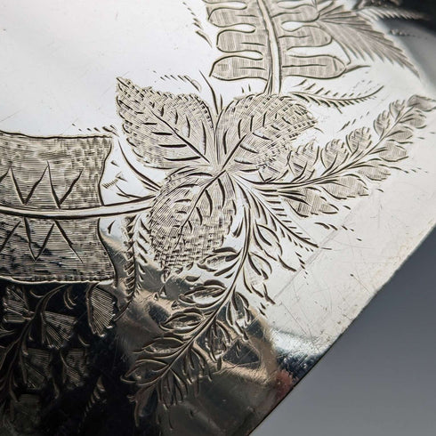 约1900年 英国古董 镀银茶具 三件套