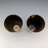 Pareja de vasos de cuerno antiguos, origen británico, c. 1900