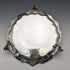 Salva de plata esterlina antigua inglesa de 1846, bandeja para tarjetas, 23 cm de diámetro, 396 g, George Frederick Pinnell