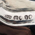 Salva de plata esterlina antigua inglesa de 1846, bandeja para tarjetas, 23 cm de diámetro, 396 g, George Frederick Pinnell