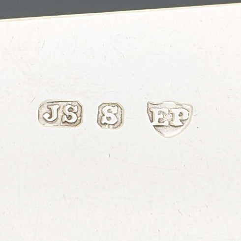 1900년경 영국 엔틱 백접패 핸들 디저트 커틀러리 6페어 세트 (나무 상자 포함)