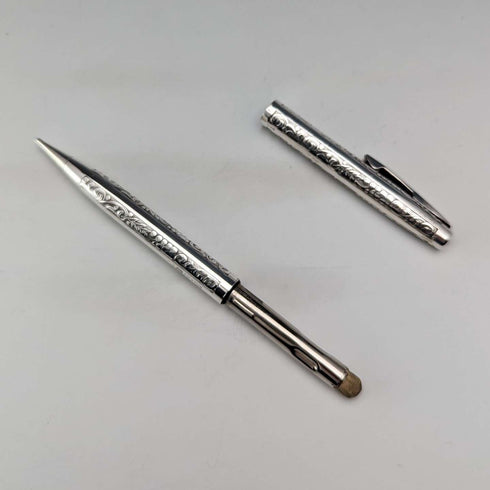 Portaminas Sheaffer vintage de plata de ley, EE. UU.