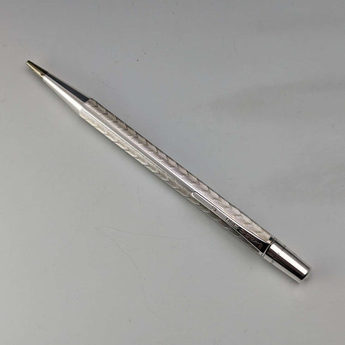 1952年 Reino Unido, Yard-O-Led, portaminas de propulsión de plata esterlina, con caja y documentos.
