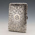 Estuche para tarjetas de plata esterlina de 1893, estilo británico antiguo con apertura doble, bolsillo de fuelle, 126 g, Sampson Mordan