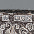 Estuche para tarjetas de plata esterlina de 1893, estilo británico antiguo con apertura doble, bolsillo de fuelle, 126 g, Sampson Mordan