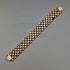 Swiss Vintage Gold Plated Panther Link Bracelet