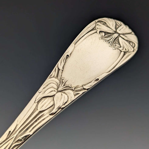 Juego de 6 pares de cubiertos para pescado de plata chapada, antigüedades británicas, J.G. Graves
