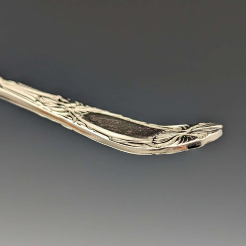 Juego de 6 pares de cubiertos para pescado de plata chapada, antigüedades británicas, J.G. Graves