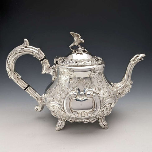 Juego de té/café de plata chapada vintage británica, James Dixon & Sons