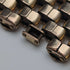 Swiss Vintage Gold Plated Panther Link Bracelet