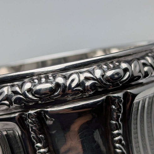 French antique 950 sterling silver napkin ring 28g