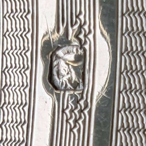 French antique 950 sterling silver napkin ring 28g