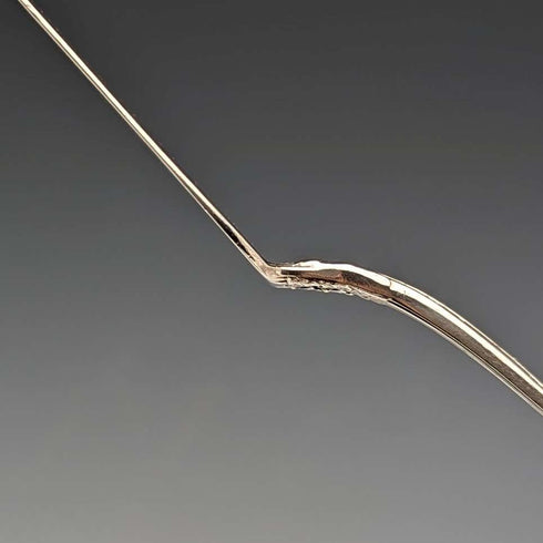 1905년경 미국 앤티크 순은제 버터나이프 38g FRANK W. SMITH