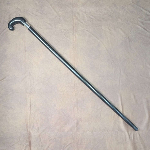 复古绅士拐杖 手柄式手杖 黑色杖身 90cm