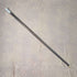 1925 British Vintage Men's Sterling Silver Round Handle Walking Stick 84cm