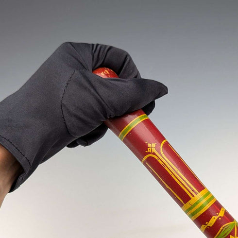 Vintage Men's Rondelle Handle Walking Stick Multicolor Painted Cane 93cm