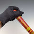 Vintage Men's Rondelle Handle Walking Stick Multicolor Painted Cane 93cm