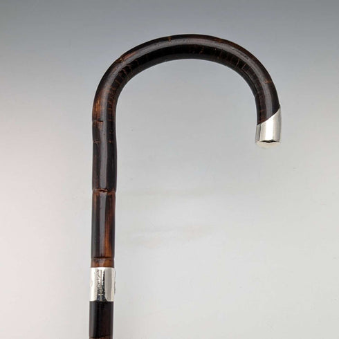 1919年 英国アンティーク レディース用 曲がりハンドル ステッキ 杖 76cm