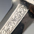 1925 British Vintage Men's Sterling Silver Round Handle Walking Stick 84cm