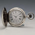 Antique Billodes/Zenith pocket watch, circa 1913, engraved silver side hunter case, in working condition