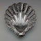 Plato de plata esterlina con patas en forma de concha, antigüedad inglesa de 1895, 88 g, Atkin Brothers